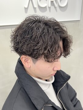 アクロ(ACRO) 波巻きパーマ スパイラルパーマ 広島メンズ