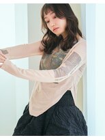 リトル 飯塚(little)&nbsp;オン眉リッジウェーブココアブラウン