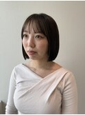 髪質改善縮毛矯正/髪にドラマを/美髪カラー/切りっぱなしボブ