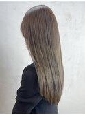 ロングくびれヘア美髪韓国ヘア顔周りレイヤー_ba403222