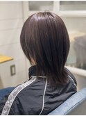 １ブリーチ黄色味抑えるラベンダーグレージュ☆中橋