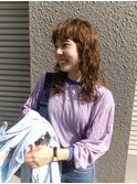 curly beige