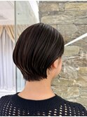 丸み小顔ナチュラルショート絶壁矯正