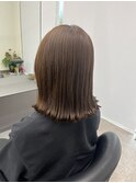 ボブ　明るめカラー　艶髪　カワイイ　トリートメント