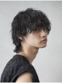 渋谷波巻きスパイラルパーマ緩めシャドウパーマボブウルフカット