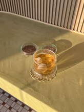 贅沢な空間で心と体を癒すお飲み物もご提供♪