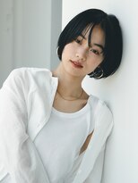 ソワネ 表参道(soigne)&nbsp;表参道大人ショートボブ顔周りレイヤーカットくびれショート30代