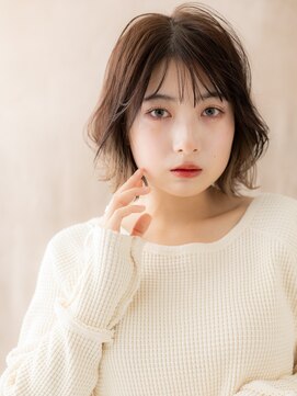 カバーヘア ブリス 北浦和(COVER HAIR bliss) □インナーカラー細めハイライト外ハネボブ401-3北浦和20代30代