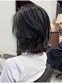 栄外ハネナチュラルレイヤーボブ
