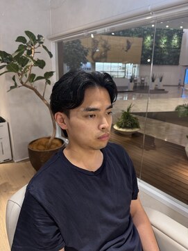 ウノプリールヴァモス(unopulir Vamos) センターパート七三分け襟足あり