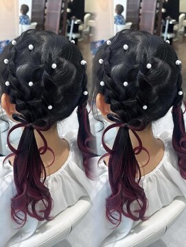 リボンツインテール