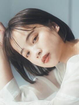 黒髪/クラゲヘアー/オリーブグレー/小顔/ココアベージュ