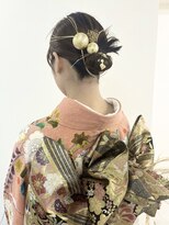 シー(shii..)&nbsp;《shii../氏家》＃成人式 #アップスタイル #振袖