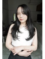 アペロ 柏(Apero)&nbsp;フェイスレイヤー/レイヤーカット暗めカラー/髪質改善/柏駅