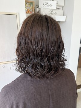 オシャマ ヘアー サンク 二川店(Oshama hair CinQ5) ミディアムボブパーマ