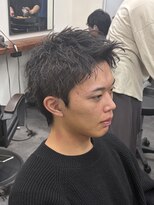 ランディ(RANDY)&nbsp;メンズショート アップバング ピンパーマ