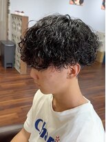 リ メイロ(Re.Meiro) 波巻きプードルマッシュ【メンズ/パーマ/眉毛/沖縄市/美里】