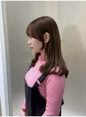 前髪・顔まわりから可愛く大人可愛い上品なミディアムヘア