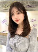 大人かわいい ミディアムレイヤー 【肥田亜沙美】