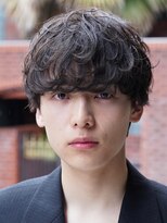 バイフィフス 原宿/表参道(by fifth)&nbsp;メンズシースルーマッシュニュアンスパーマシャドウパーマテテ風
