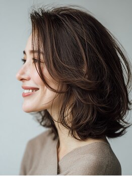 テラス 古河店の写真/重くなりすぎない髪色に＊悩みとじっくり向き合い理想のスタイルに近づけてくれる施術が◎【古河/古河駅】