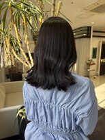 プランタン フォー ヘアー(printemps FOR HAIR) __ブリーチなしカラー__グレージュ__くびれヘア__