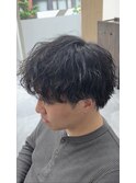 波巻きパーマ