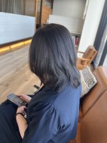 ヘアーブランドジン ティアラ(HAIR BRAND Jin Tiara)&nbsp;ハッシュカット×オリーブグレージュ【松山美容室】