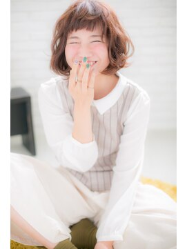 カノン(canon) 【canon】ハッピーオーラ全開♪ほつれパーマ×ボブ　【下北沢】