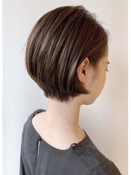 モリオ フロム ロンドン サッポロファクトリー店(morio FROM LONDON) 【morio】2019人気大人かわいい小顔ワンサイドショートボブ