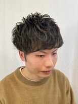 オーリーヘアー(Olliy hair)&nbsp;束感ショート　ハイライトクラウドマッシュ　グレージュカラー