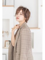 トティア 福島(Totia)&nbsp;【Totia福島】大人スパイキーショート×カーキアッシュ