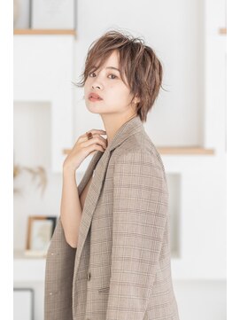 トティア 福島(Totia) 【Totia福島】大人スパイキーショート×カーキアッシュ