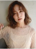 【La fith】 アンティークベージュ×パーマ