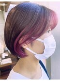 インナーカラー/チェリーブラウンレッドブラウン/イメチェン