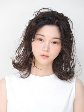 オーガニック アトリエ 大宮(organic+atelier) 20代30代40代大人可愛いデジタルパーマナチュラルくせ毛風