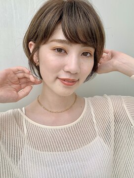  リュクスバトーバイトリコ 船橋南口店(Luxe BATEAU by tricot) 抜け感ショートボブ/ハイライト/大人可愛い/20代30代40代