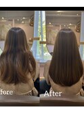 髪質改善カラー
