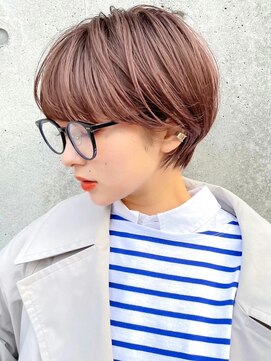 ガーデン オオタカノモリ(garden otakanomori) 20代30代40代大人丸みショートボブ×前髪あり