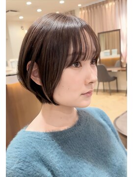 ロンドブルーム 天神大名店(Lond Bloom) 10代20代30代ショートボブ髪質改善丸みショート似合わせカット
