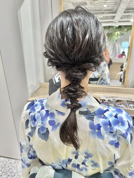 ゼストララ(ZEST Lara) 編みおろし浴衣ヘアセット【吉祥寺】