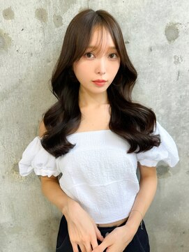 シーシンジュク 新宿南口(Sea shinjuku) オリーブグレー×小顔[ココアベージュ/黒髪/くらげヘアー]