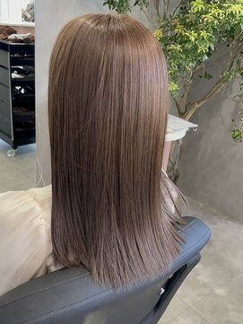 ジエクト カナウ(The Ect canow) ショコラブラウン/髪質改善カラー/グレージュ/ストレートロング