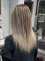 アミーゴ(AMIGO)&nbsp;バレイヤージュカラー ブランドカラー（ブリーチ2回）