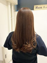 ヘッドルーム ディスティネーション(Head Room Distination) ナチュラルベージュブラウン×顔まわりストレート