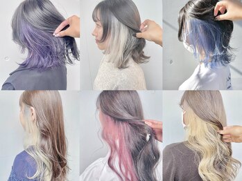 Carina COKETH 原宿/渋谷 ブリーチ/インナーカラー/ダブルカラー/メンズ