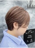 ulu.魅せるグレイヘア◎脱白髪染めピンクグレージュ◎