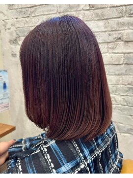 ヘアーリーフ(Hair Leafy) イルミナカラー/透け感/ピンクカラー/透明感カラー