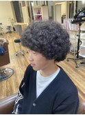 アフロ安藤　メンズパーマ/メンズカット/波ウェーブパーマ