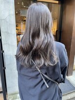 コフィー バイ メルト 吉祥寺(cofy by melt)&nbsp;【松本咲花】ブリーチなし冬カラーラベンダーグレージュ韓国ヘア